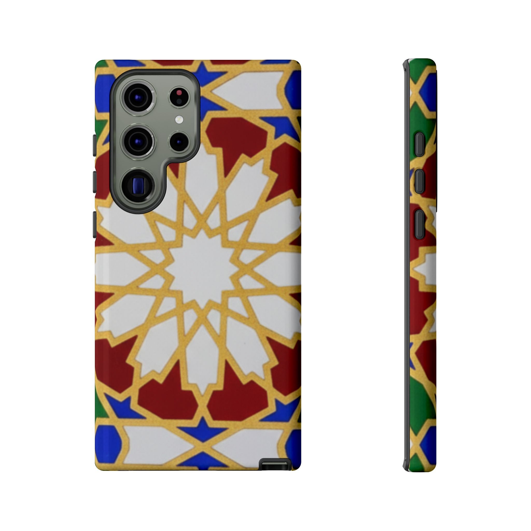 Geometric Moroccan Pattern Tough Case | Colorful Mosaic Phone Cover