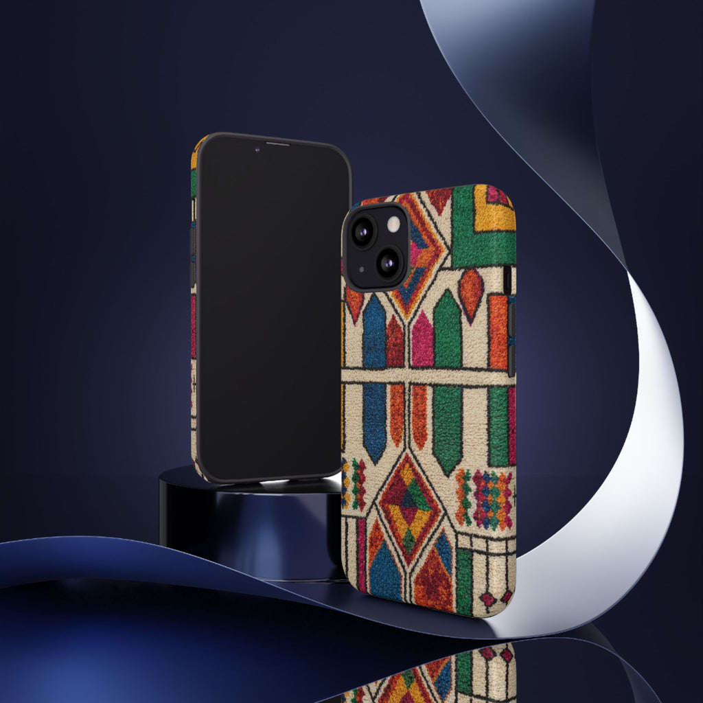 Colorful Moroccan Berber Pattern Phone Case | Tough Cases