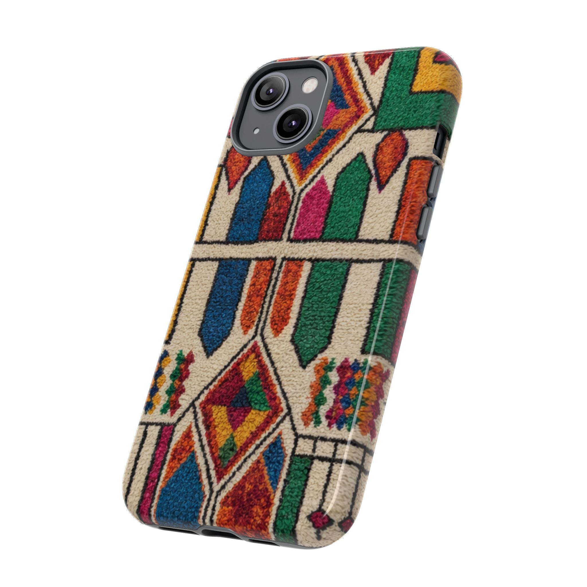 Colorful Moroccan Berber Pattern Phone Case | Tough Cases
