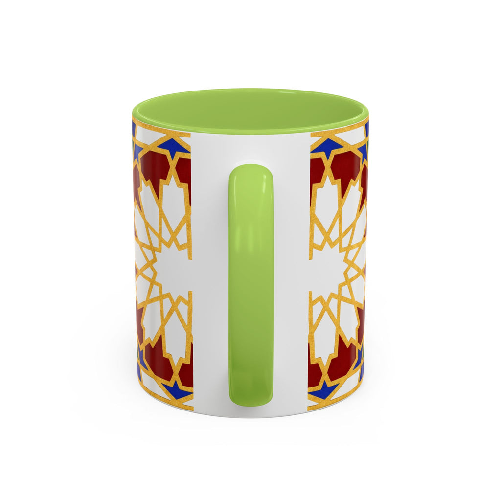 Geometric Moroccan Tile Mug | Accent Coffee Mug