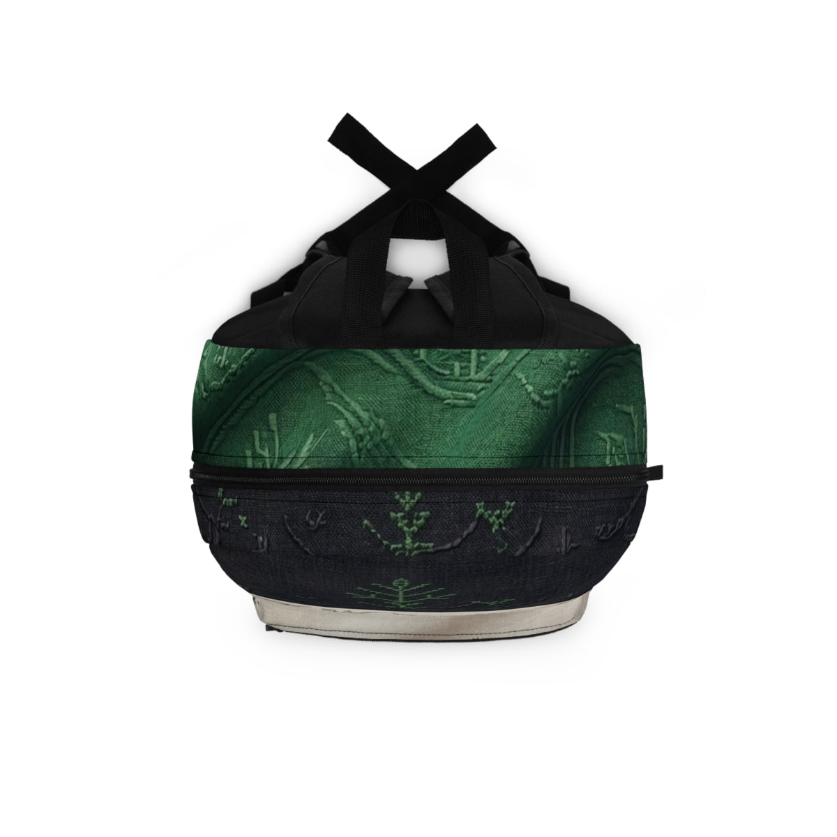 Palestine Flag Pattern Backpack | Vintage Map Motif, Green Red Black