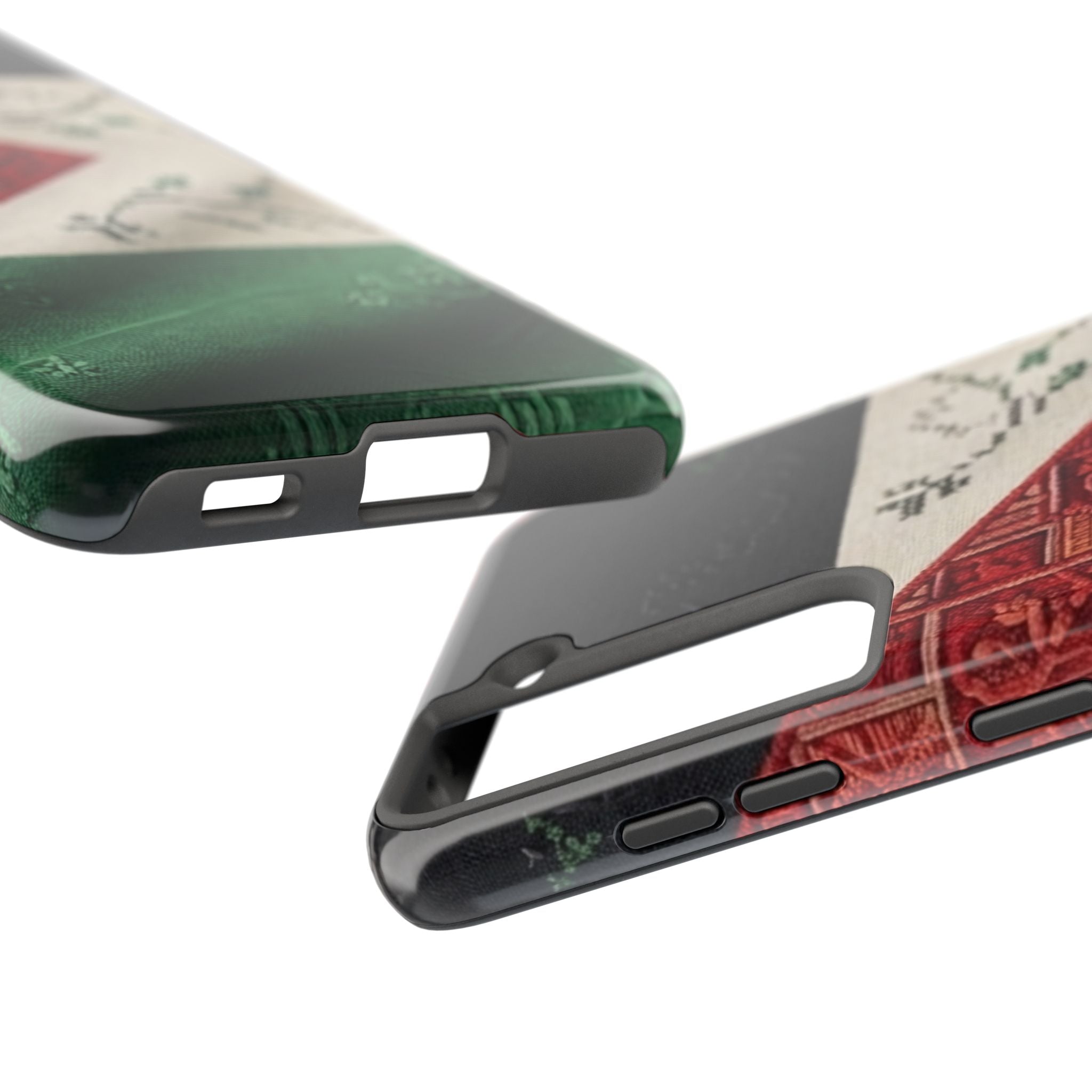 Palestine Flag Pattern Tough Phone Case | Palestine Textile Design