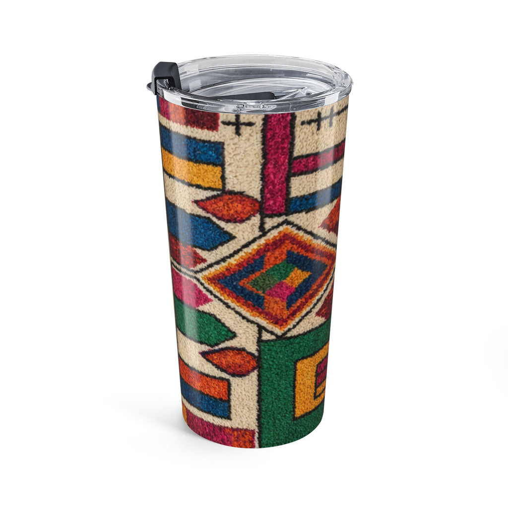 Southwestern Pattern Tumbler 20oz | Aztec Navajo Geometric Travel Cup