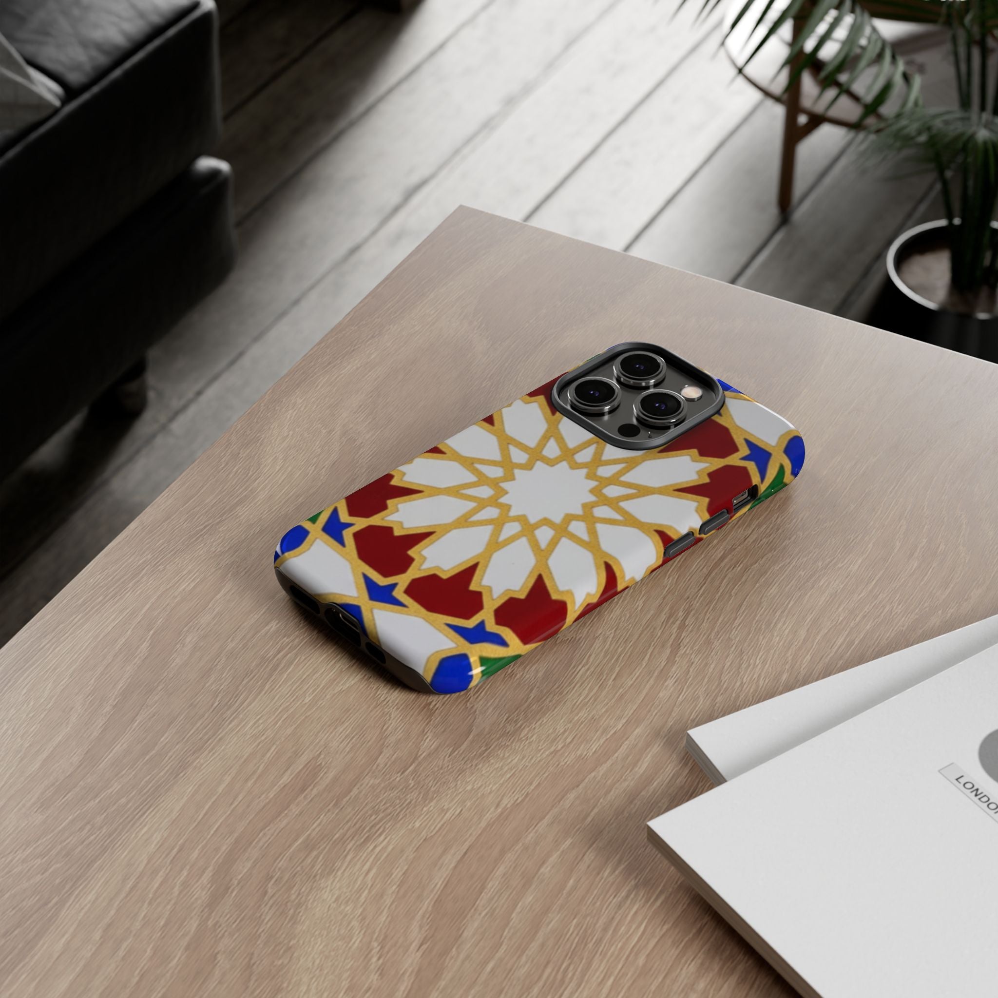 Geometric Moroccan Pattern Tough Case | Colorful Mosaic Phone Cover