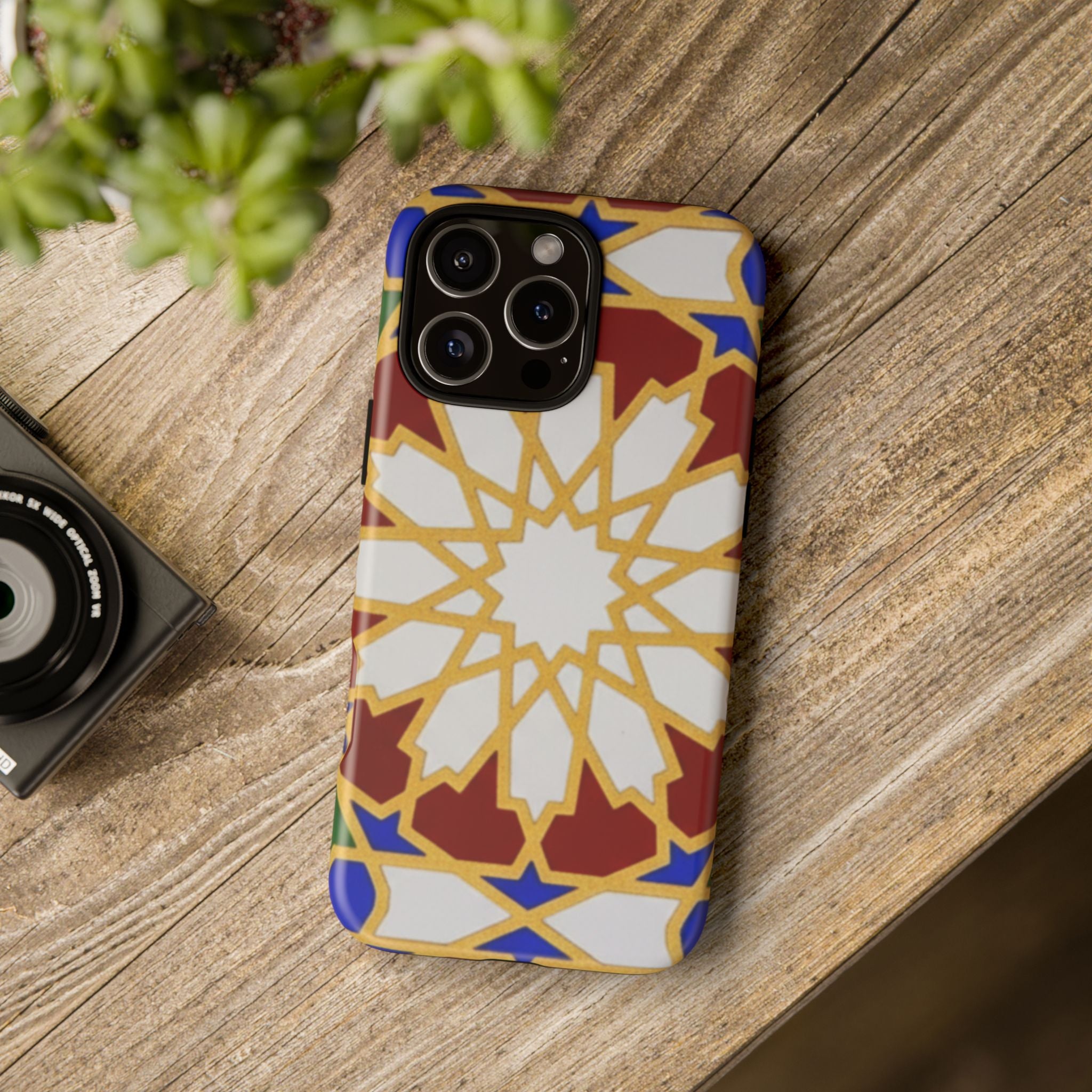 Geometric Moroccan Pattern Tough Case | Colorful Mosaic Phone Cover