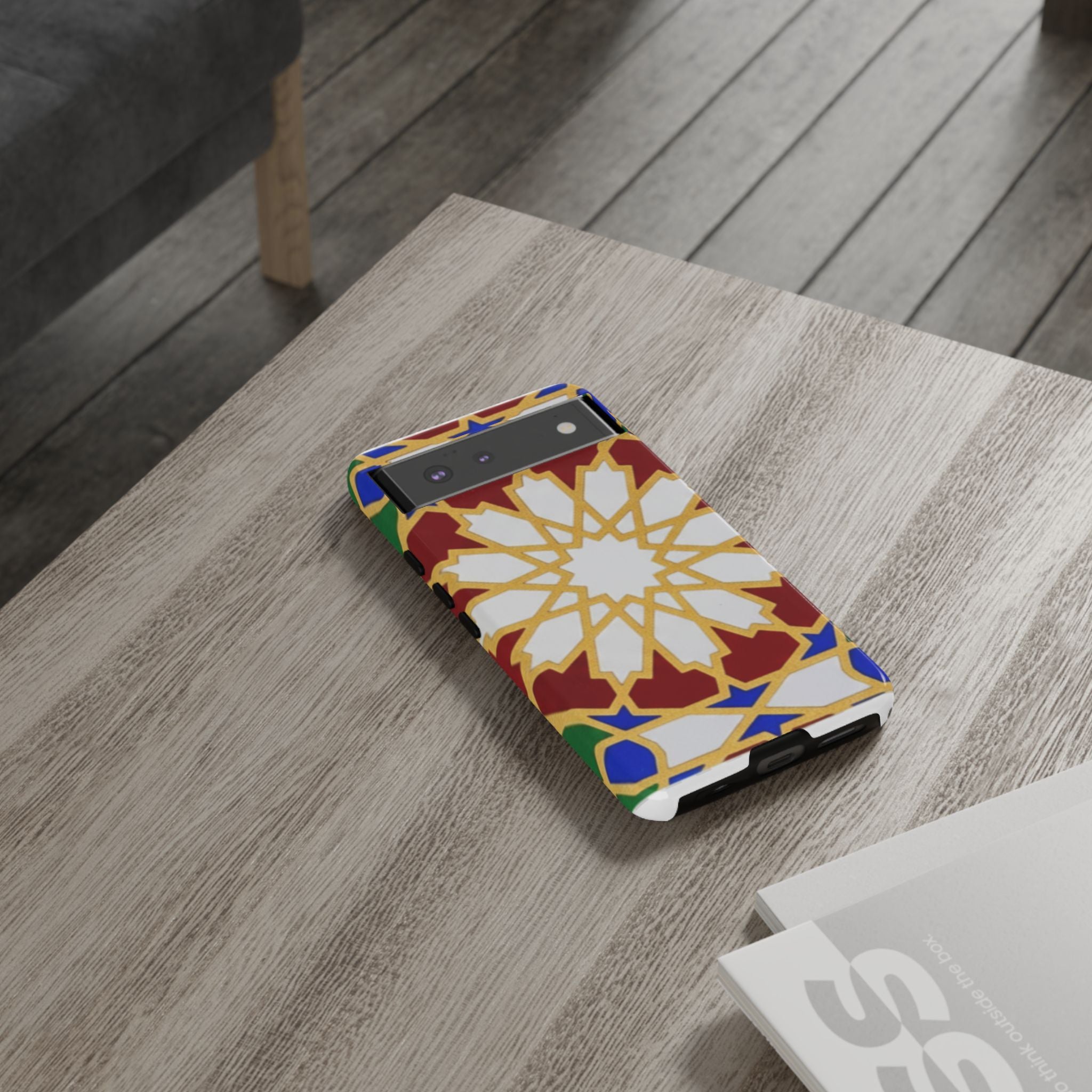 Geometric Moroccan Pattern Tough Case | Colorful Mosaic Phone Cover