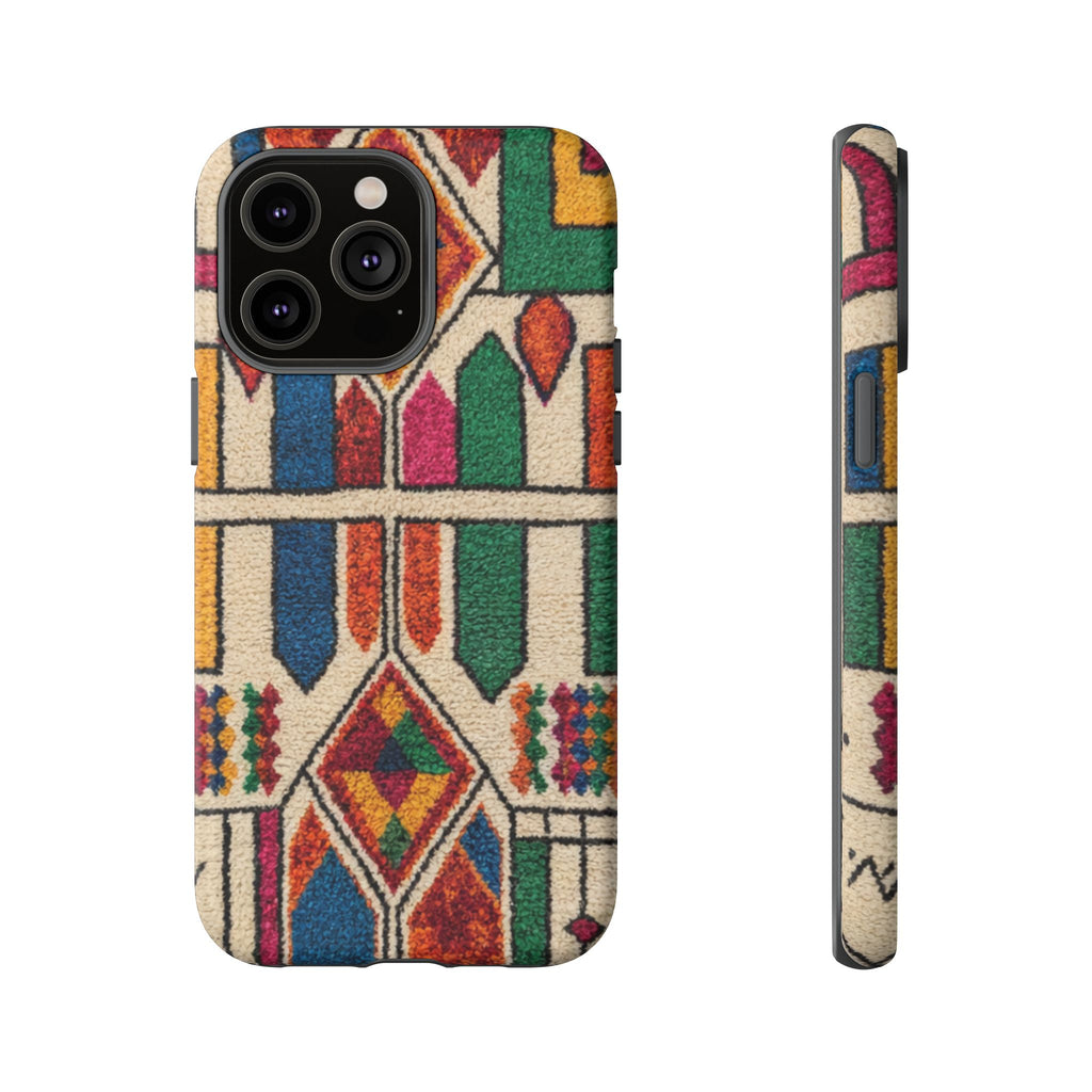 Colorful Moroccan Berber Pattern Phone Case | Tough Cases