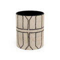 Neutral Geometric Pattern Mug | Accent Coffee Mug 11oz 15oz