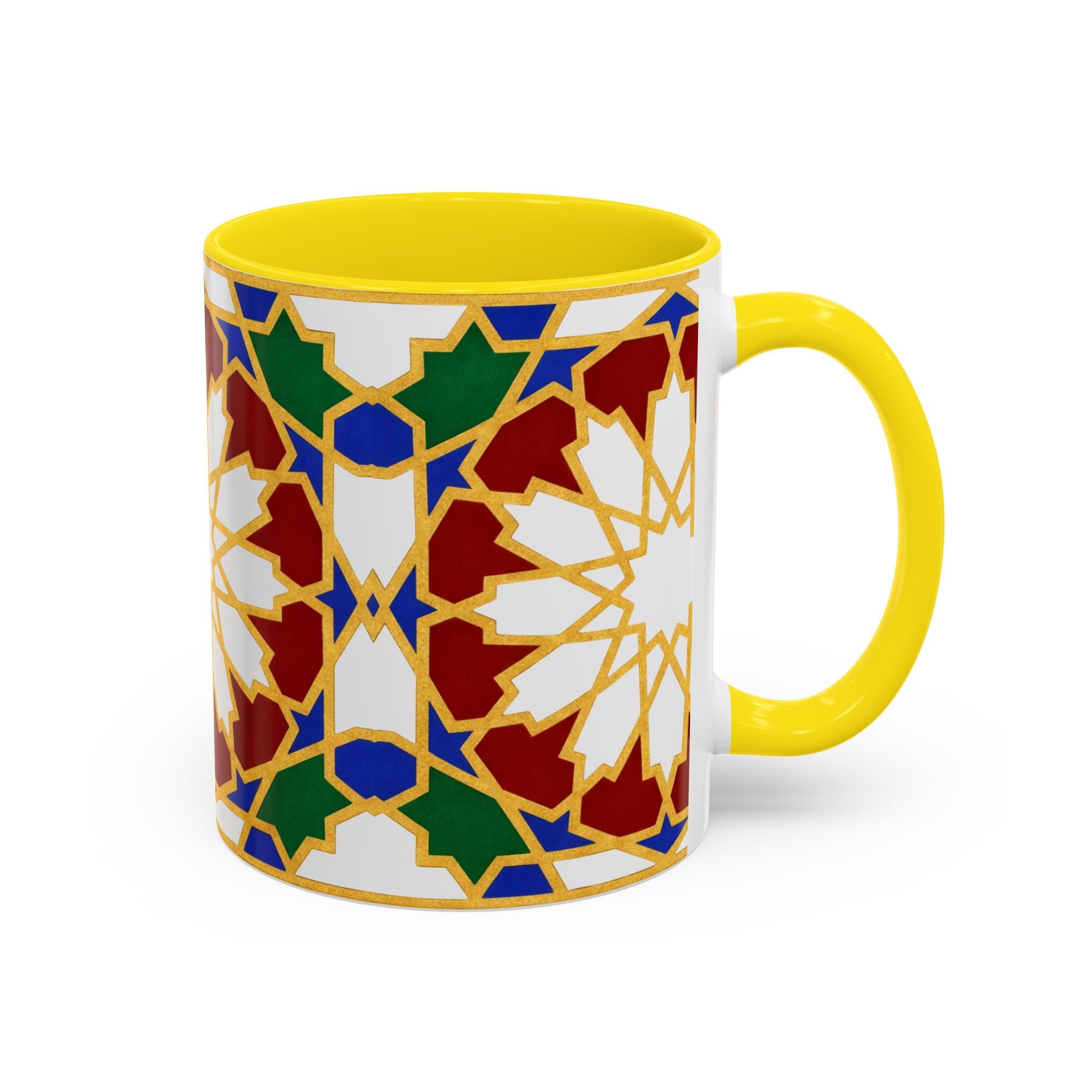 Geometric Moroccan Tile Mug | Accent Coffee Mug
