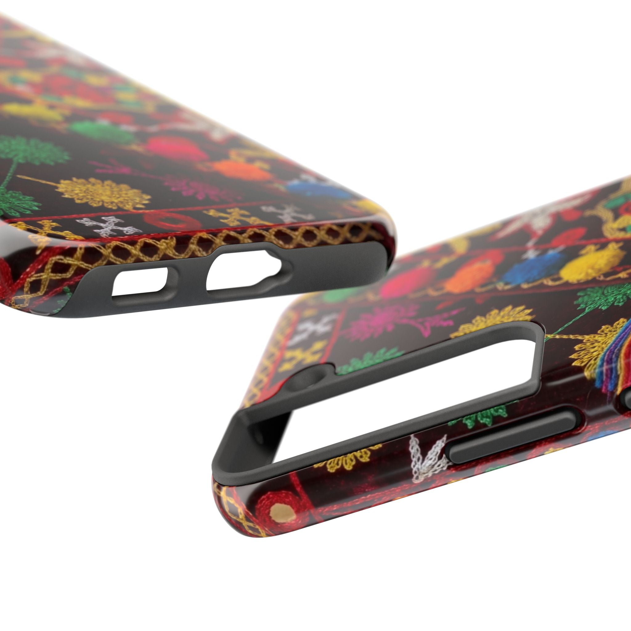 Colorful Pom Pom Pattern Phone Case | Tough Phone Case