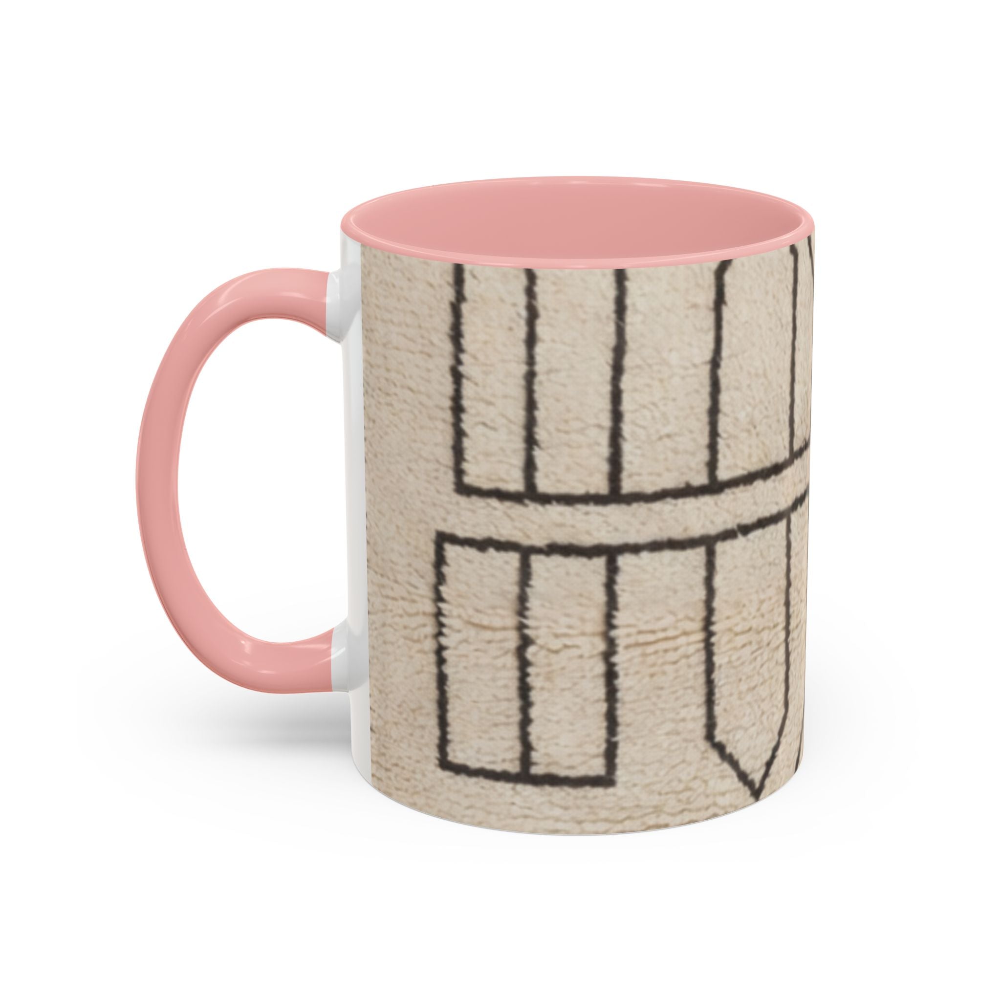Neutral Geometric Pattern Mug | Accent Coffee Mug 11oz 15oz