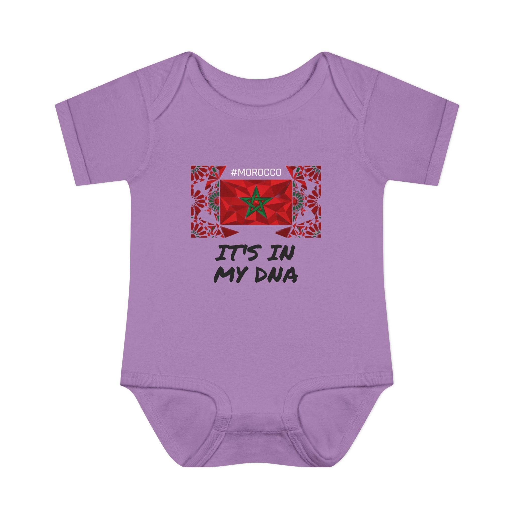Cute Morocco Flag It's In My DNA Infant Bodysuit | Baby Onesie