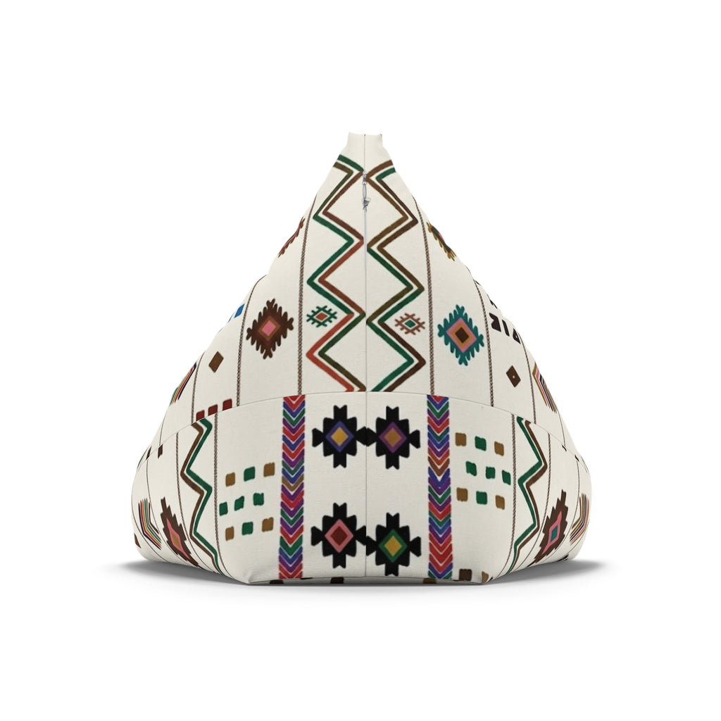 Southwestern Aztec Pattern Bean Bag Chair Cover | Geometric Tribal Print