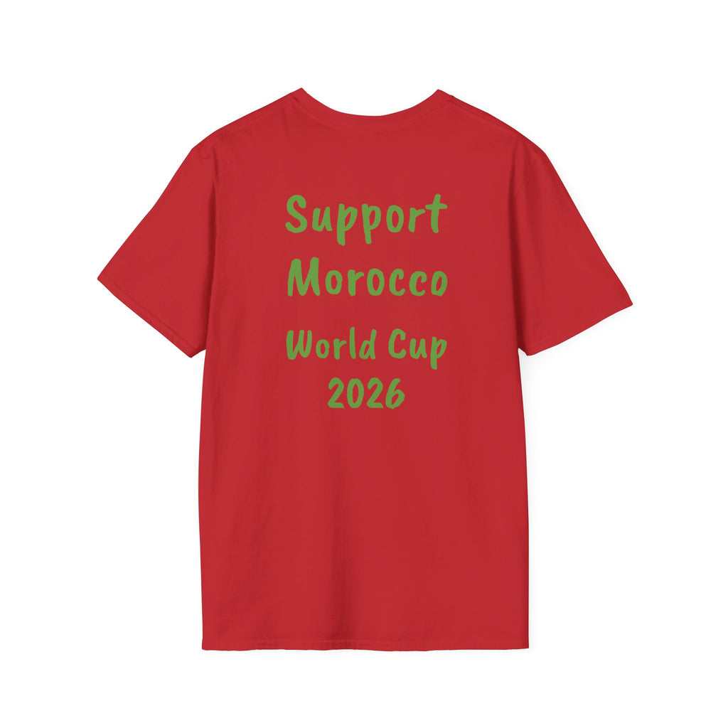 Dima Maghreb Moroccan Flag World Cup 2026 T-Shirt | Support Morocco