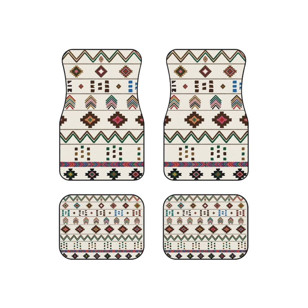 Southwestern Aztec Pattern Car Mats