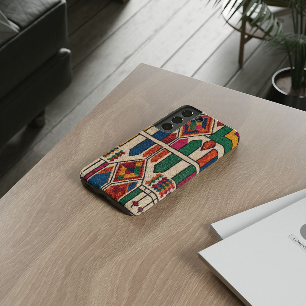 Colorful Moroccan Berber Pattern Phone Case | Tough Cases