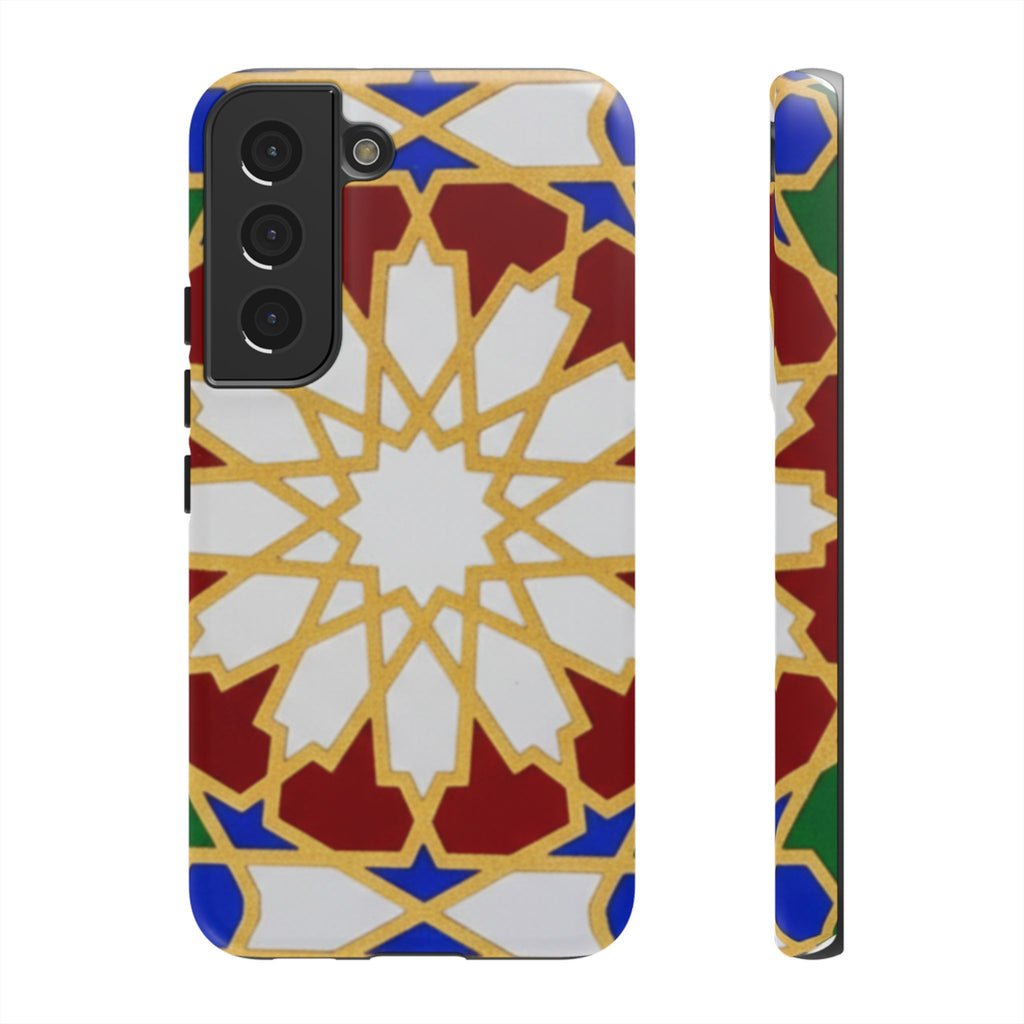 Geometric Moroccan Pattern Tough Case | Colorful Mosaic Phone Cover