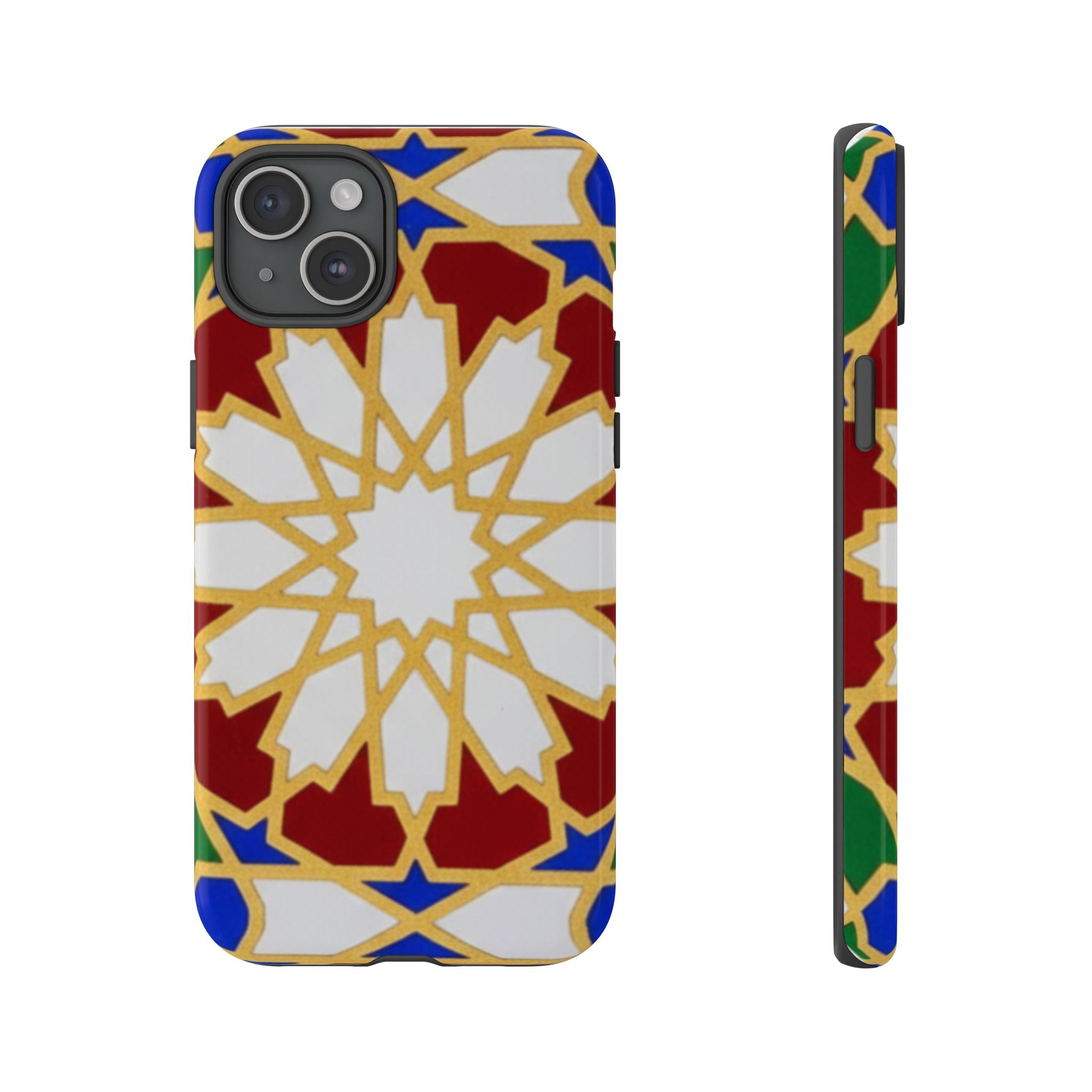 Geometric Moroccan Pattern Tough Case | Colorful Mosaic Phone Cover