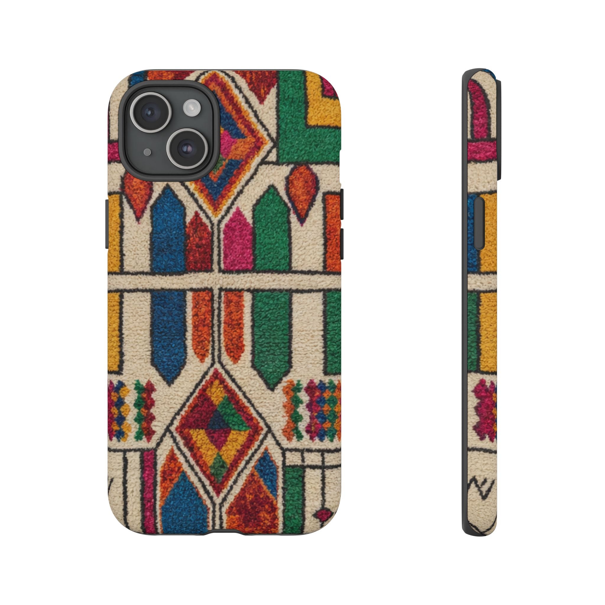 Colorful Moroccan Berber Pattern Phone Case | Tough Cases