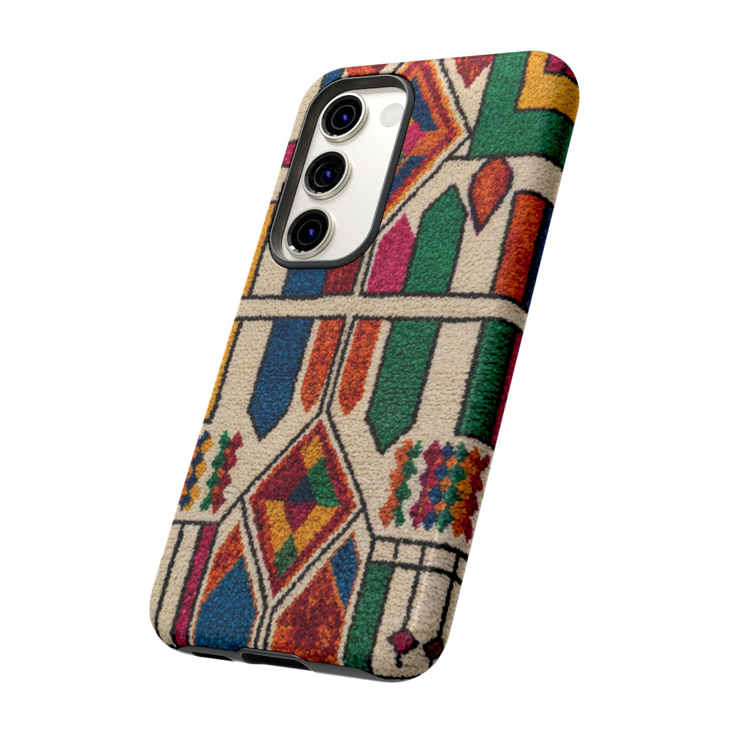 Colorful Moroccan Berber Pattern Phone Case | Tough Cases
