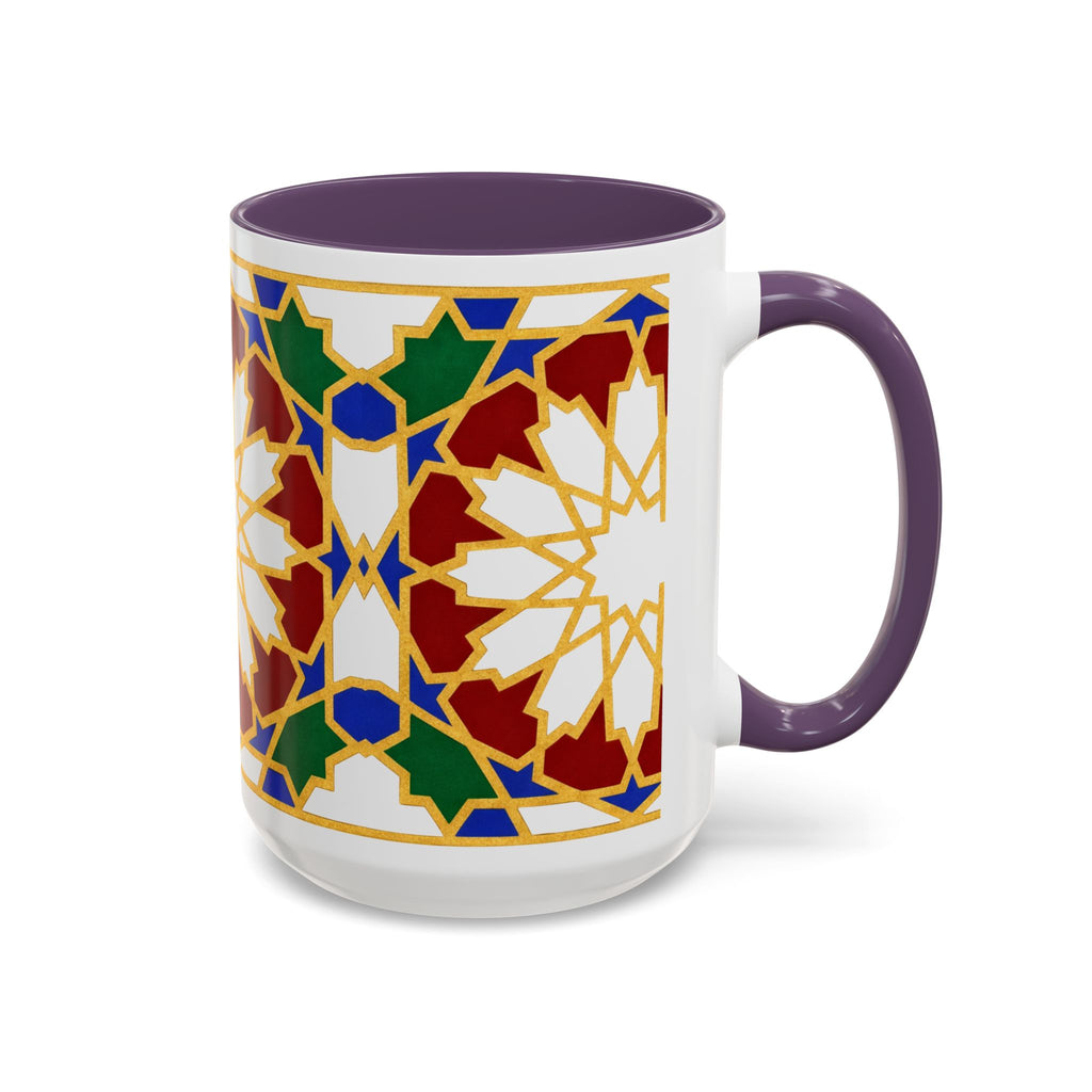 Geometric Moroccan Tile Mug | Accent Coffee Mug