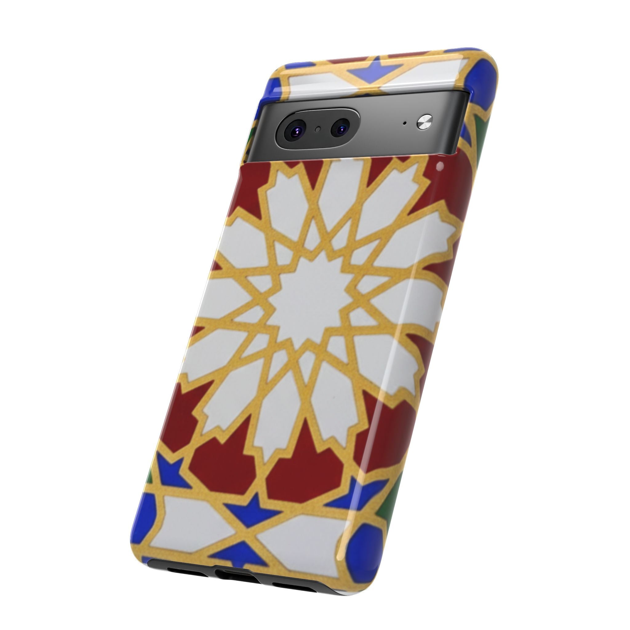 Geometric Moroccan Pattern Tough Case | Colorful Mosaic Phone Cover