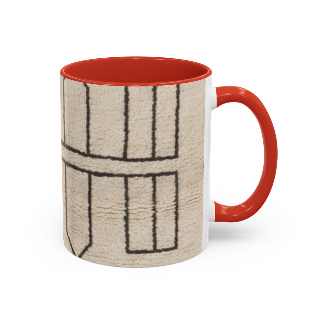 Neutral Geometric Pattern Mug | Accent Coffee Mug 11oz 15oz