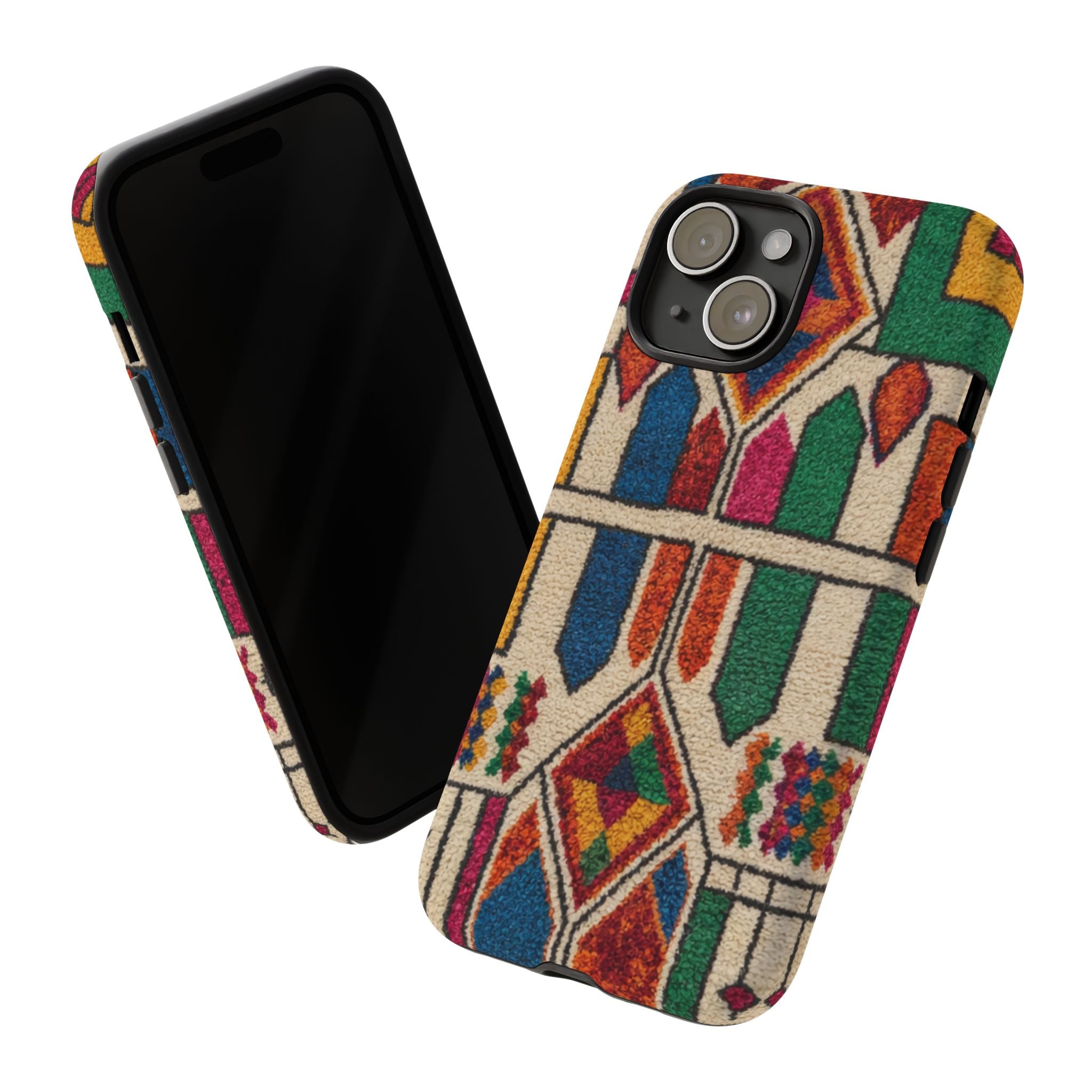 Colorful Moroccan Berber Pattern Phone Case | Tough Cases