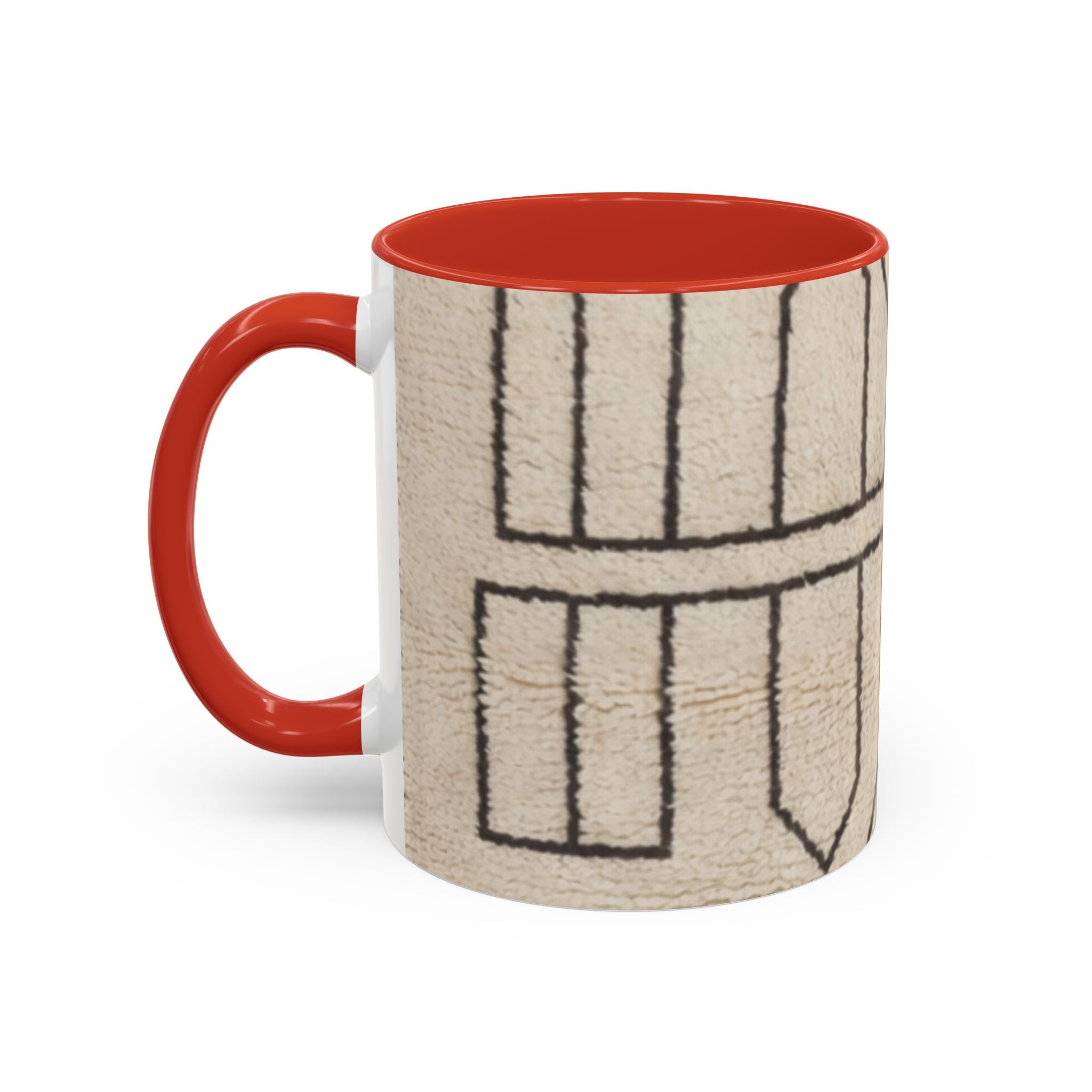 Neutral Geometric Pattern Mug | Accent Coffee Mug 11oz 15oz