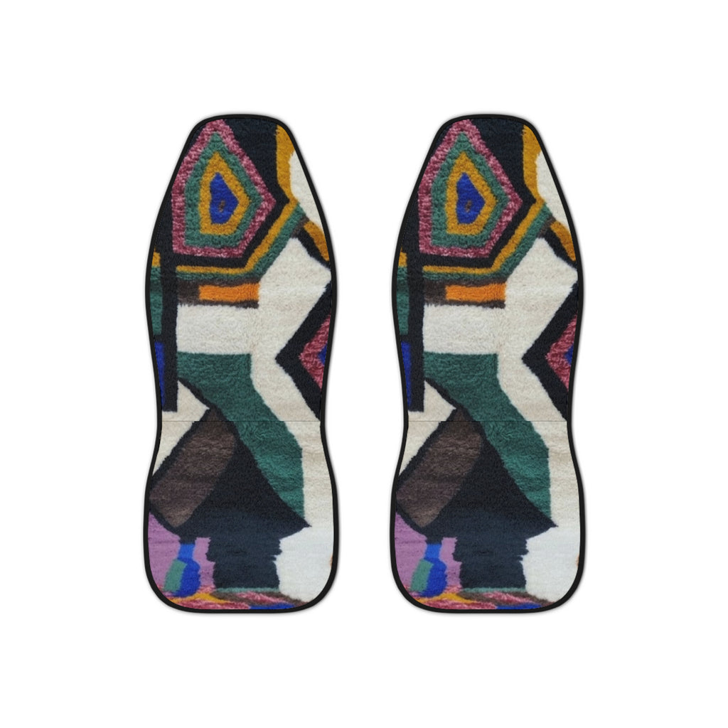 Abstract Geometric Pattern Car Seat Covers | Colorful Tribal Inspired Design