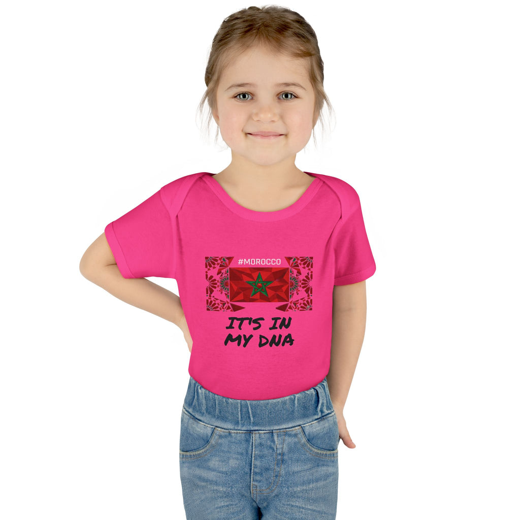 Cute Morocco Flag It's In My DNA Infant Bodysuit | Baby Onesie