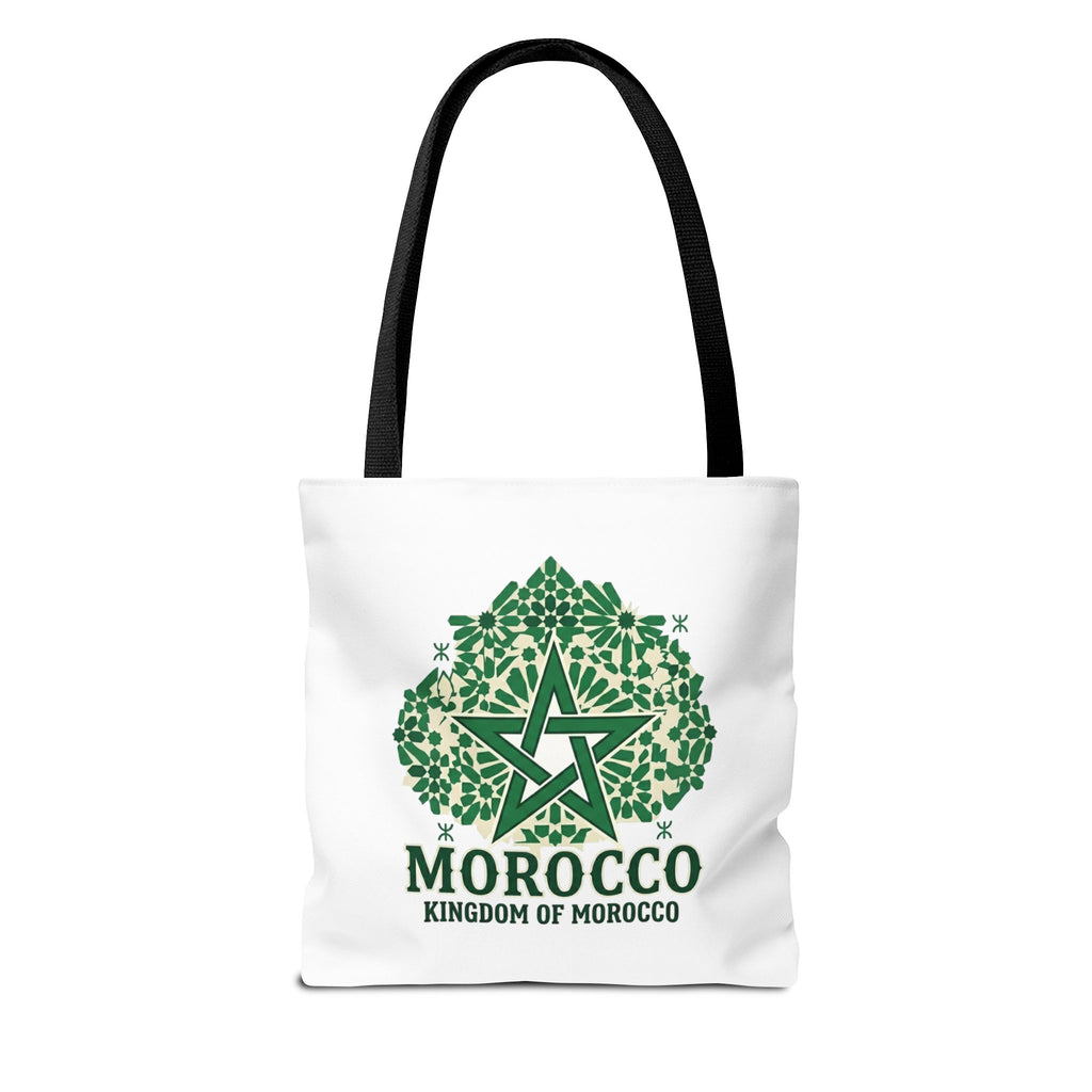 Morocco Star Emblem Tote Bag | Kingdom of Morocco Graphic Tote