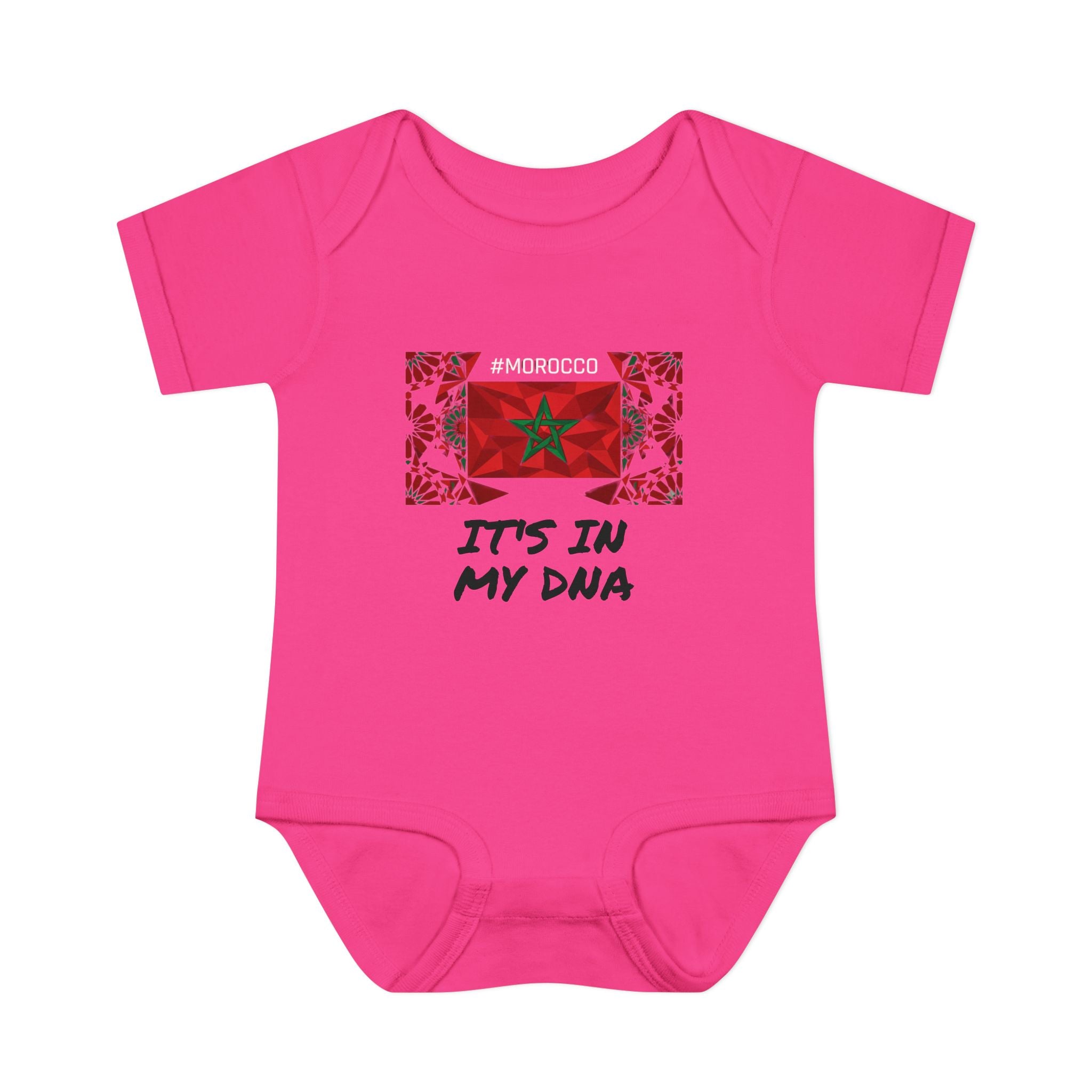 Cute Morocco Flag It's In My DNA Infant Bodysuit | Baby Onesie