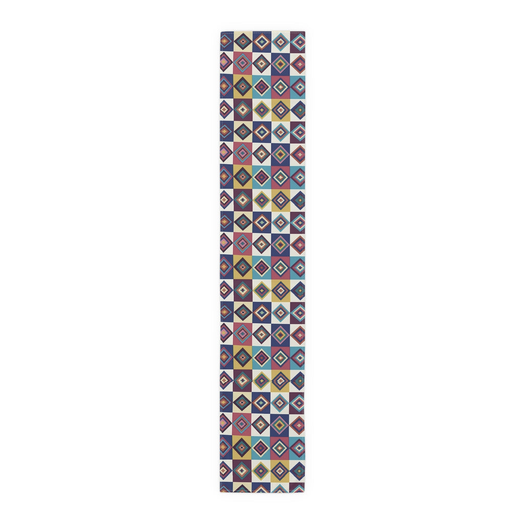 Southwestern Diamond Table Runner | Cotton Blue table runner