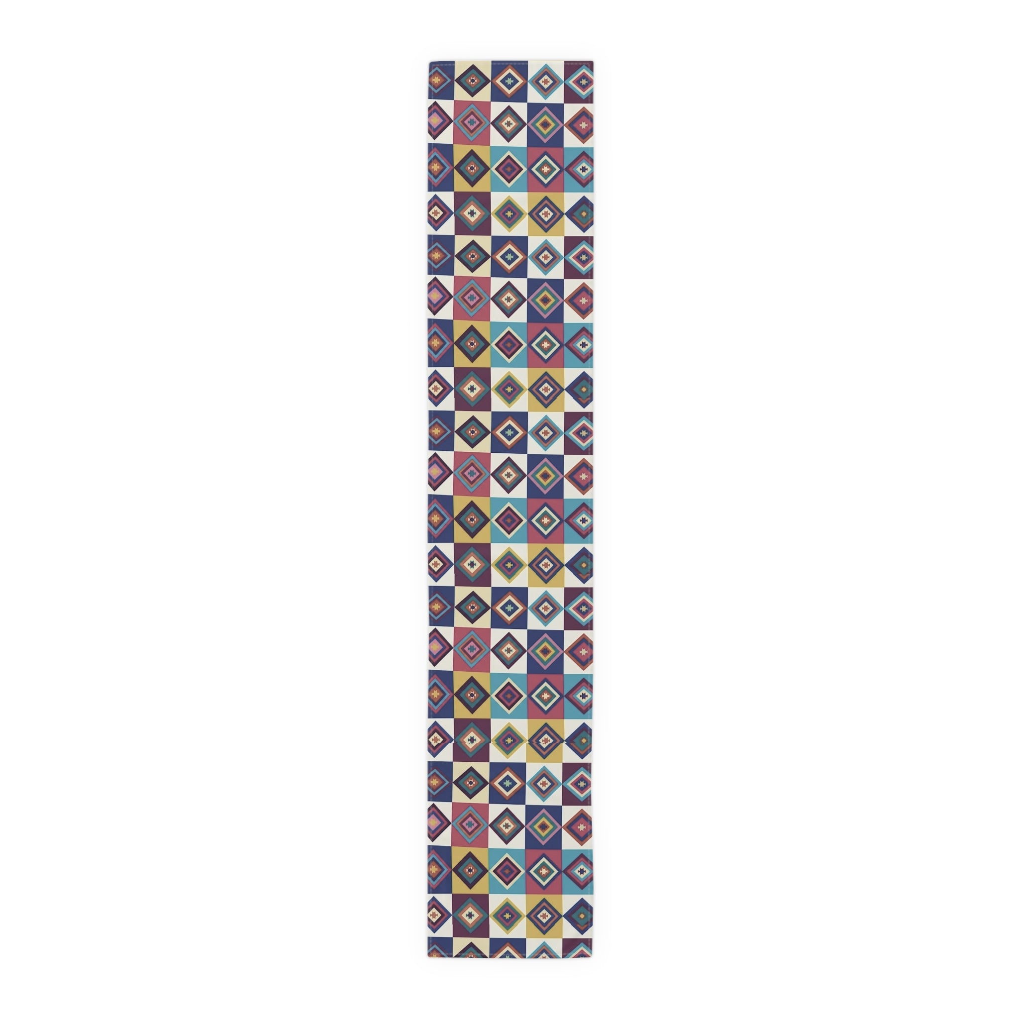 Southwestern Diamond Table Runner | Cotton Blue table runner