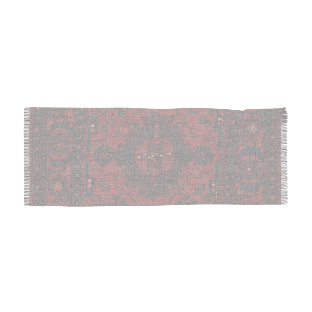 Red Persian Light Scarf | Boho Fringe Scarf