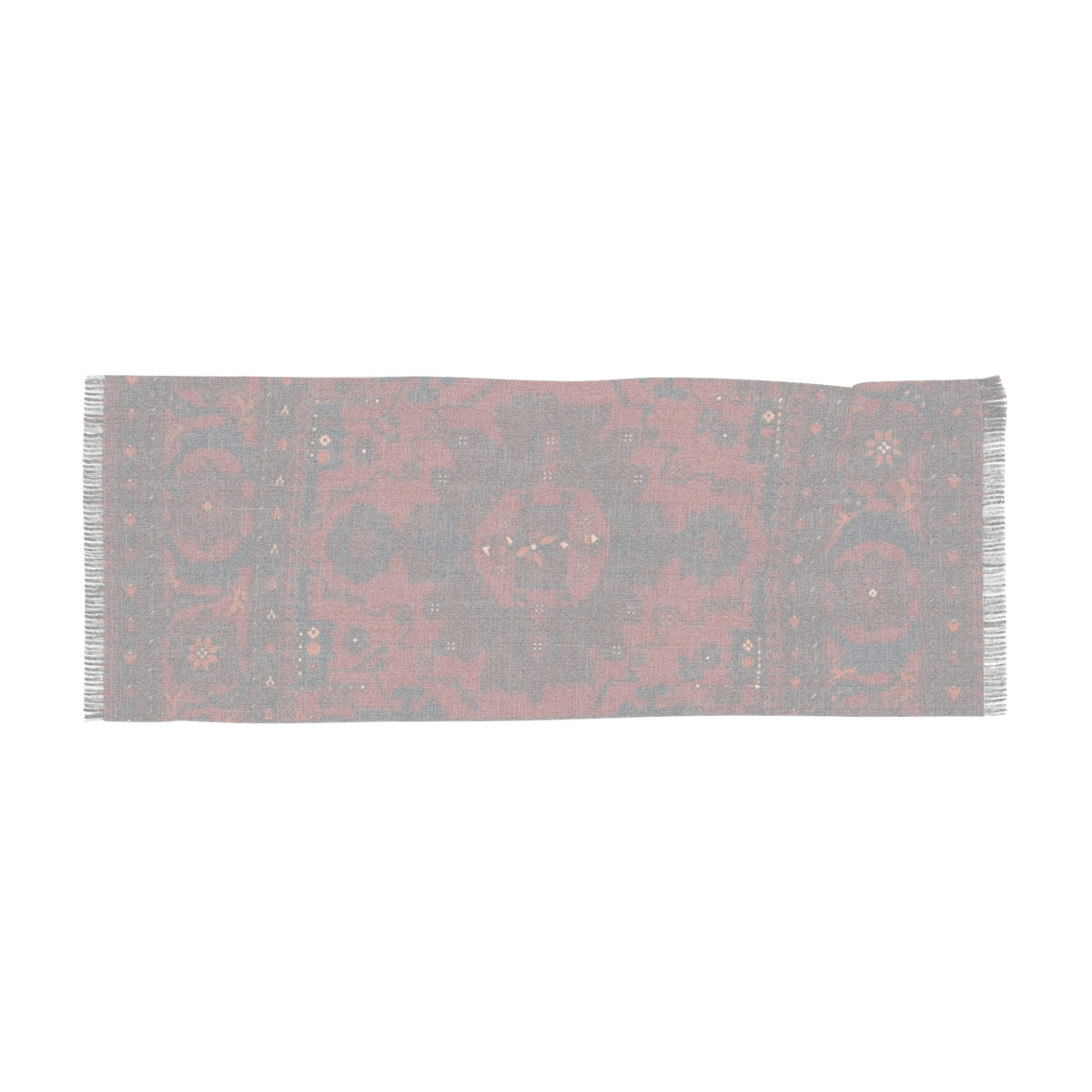 Red Persian Light Scarf | Boho Fringe Scarf