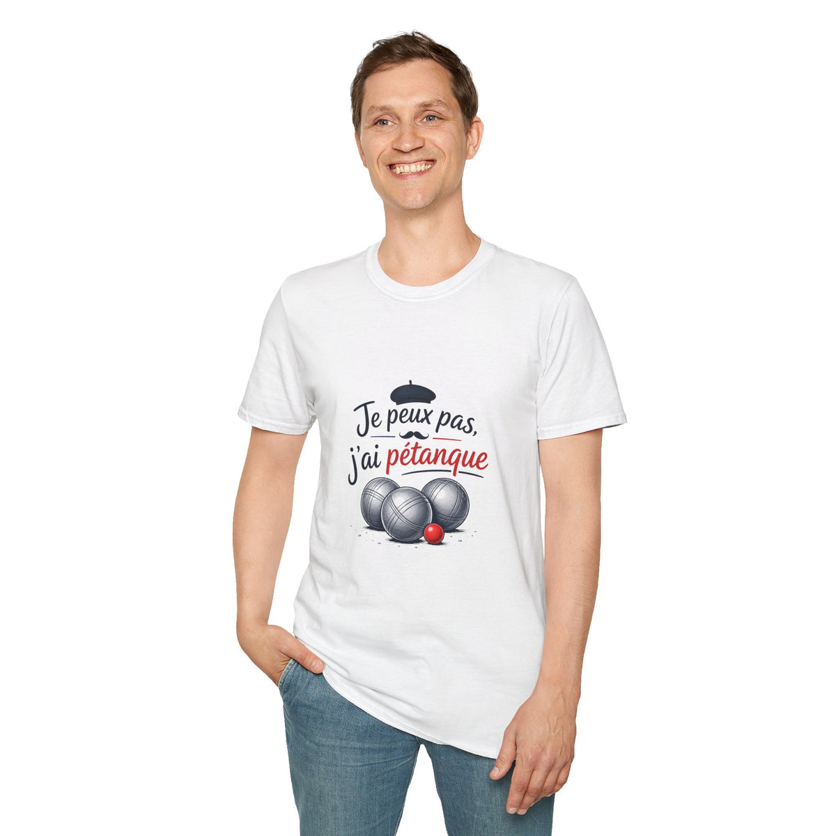 Je peux pas j'ai pétanque T-Shirt | French petanque design, boules graphic