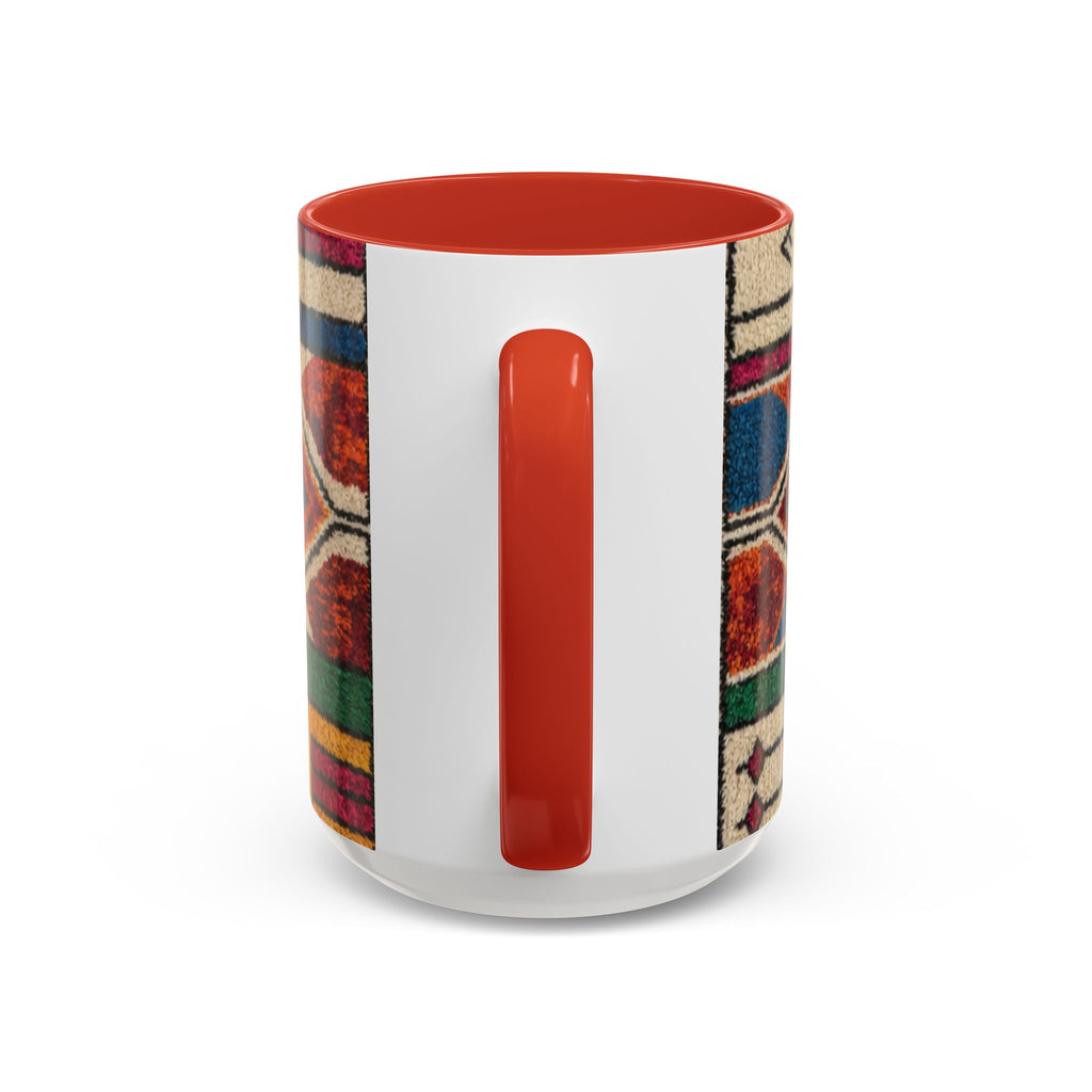 Colorful Geometric Moroccan Pattern Accent Coffee Mug | 11oz or 15oz