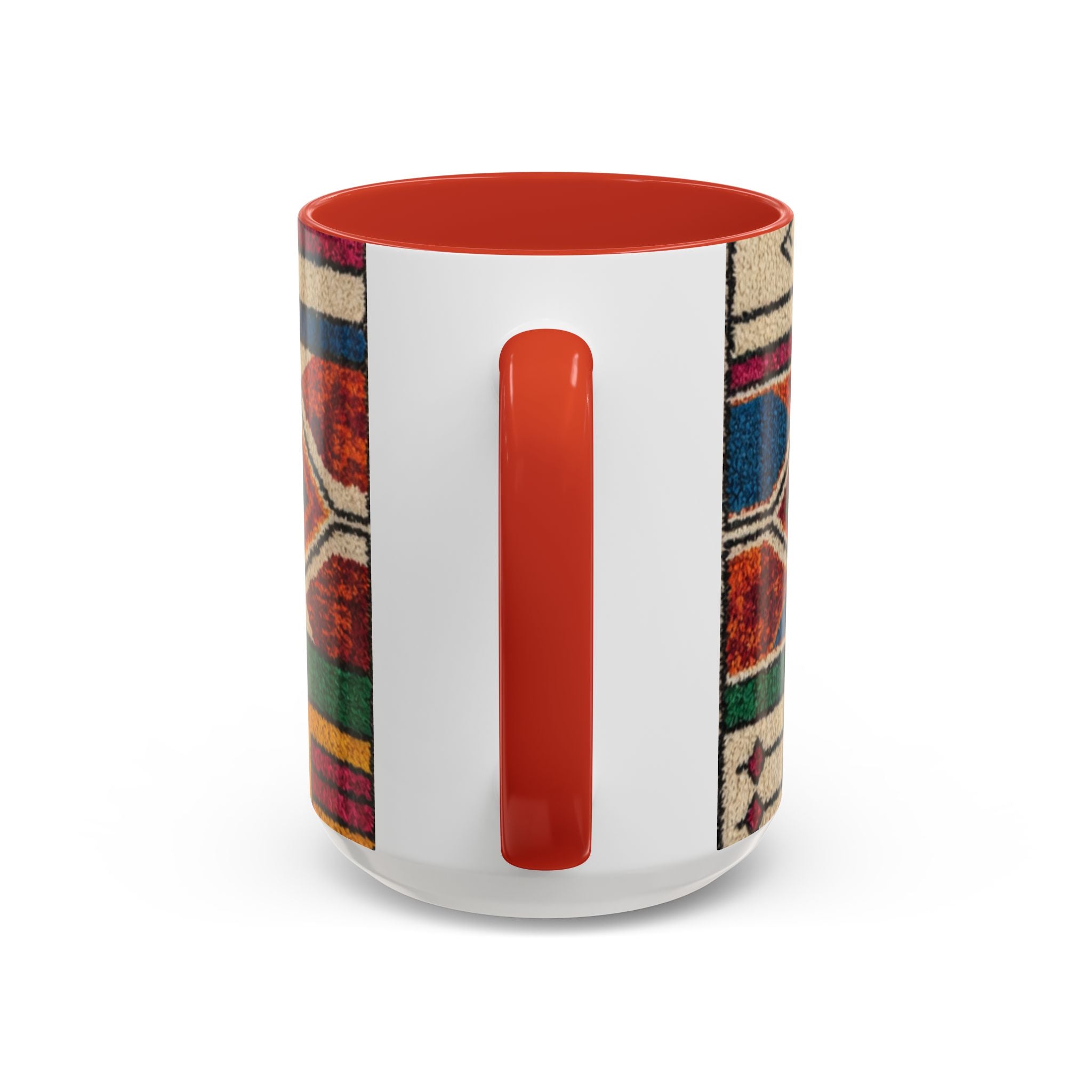 Colorful Geometric Moroccan Pattern Accent Coffee Mug | 11oz or 15oz