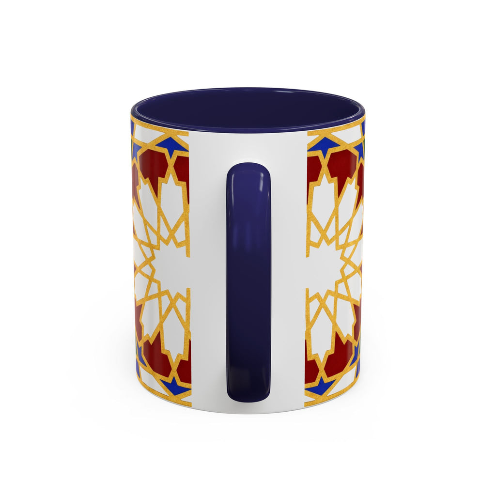 Geometric Moroccan Tile Mug | Accent Coffee Mug