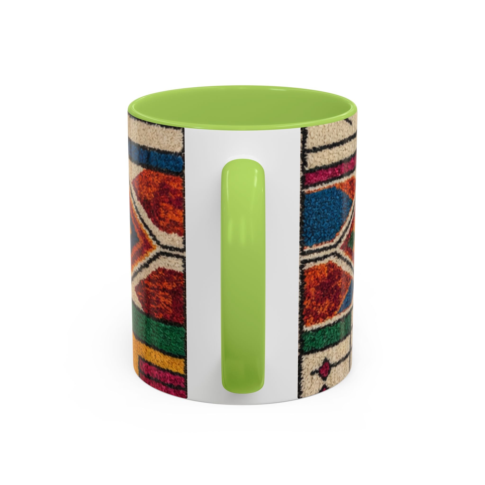 Colorful Geometric Moroccan Pattern Accent Coffee Mug | 11oz or 15oz