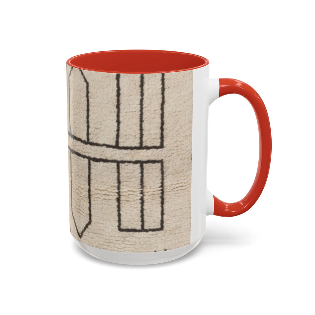 Neutral Geometric Pattern Mug | Accent Coffee Mug 11oz 15oz