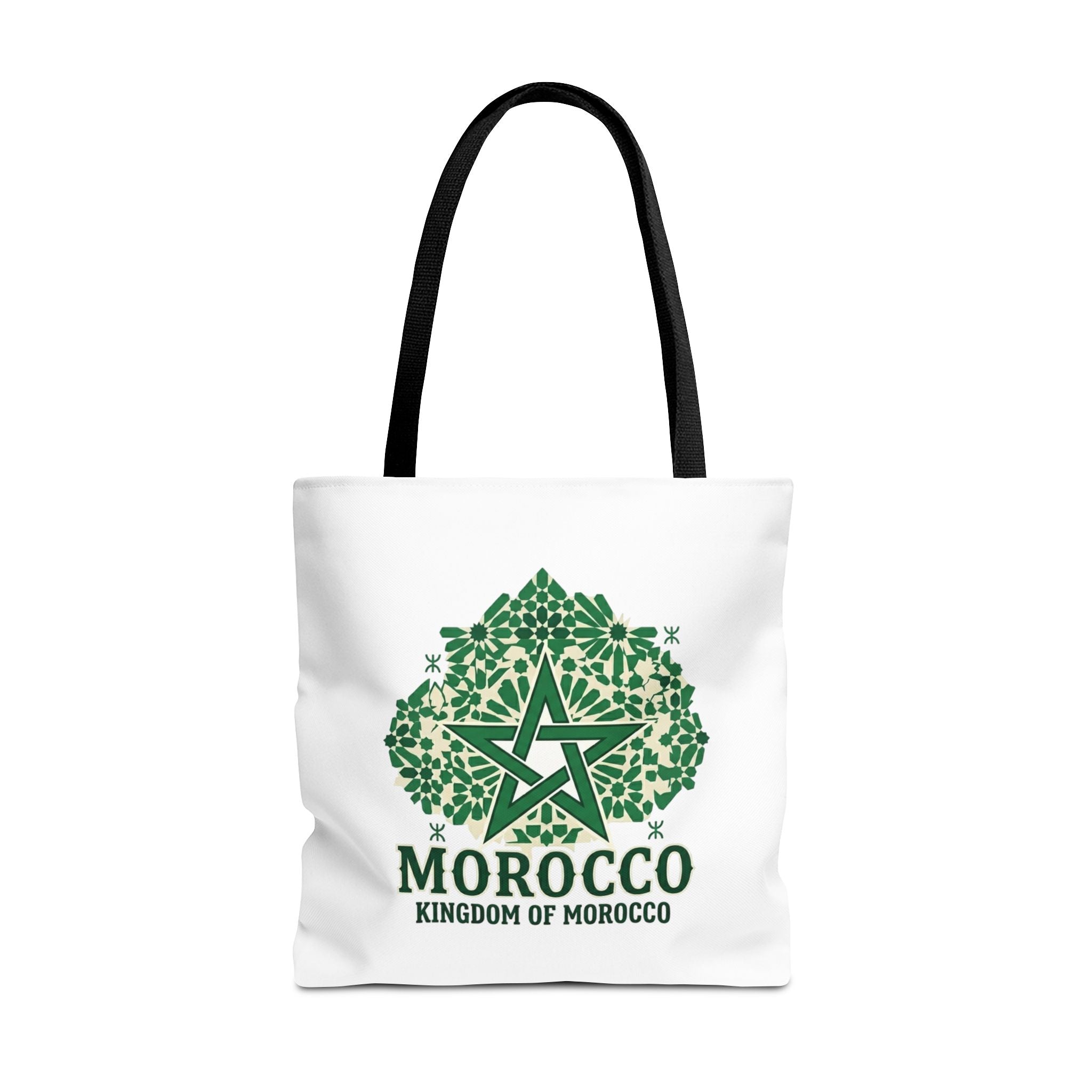 Morocco Star Emblem Tote Bag | Kingdom of Morocco Graphic Tote