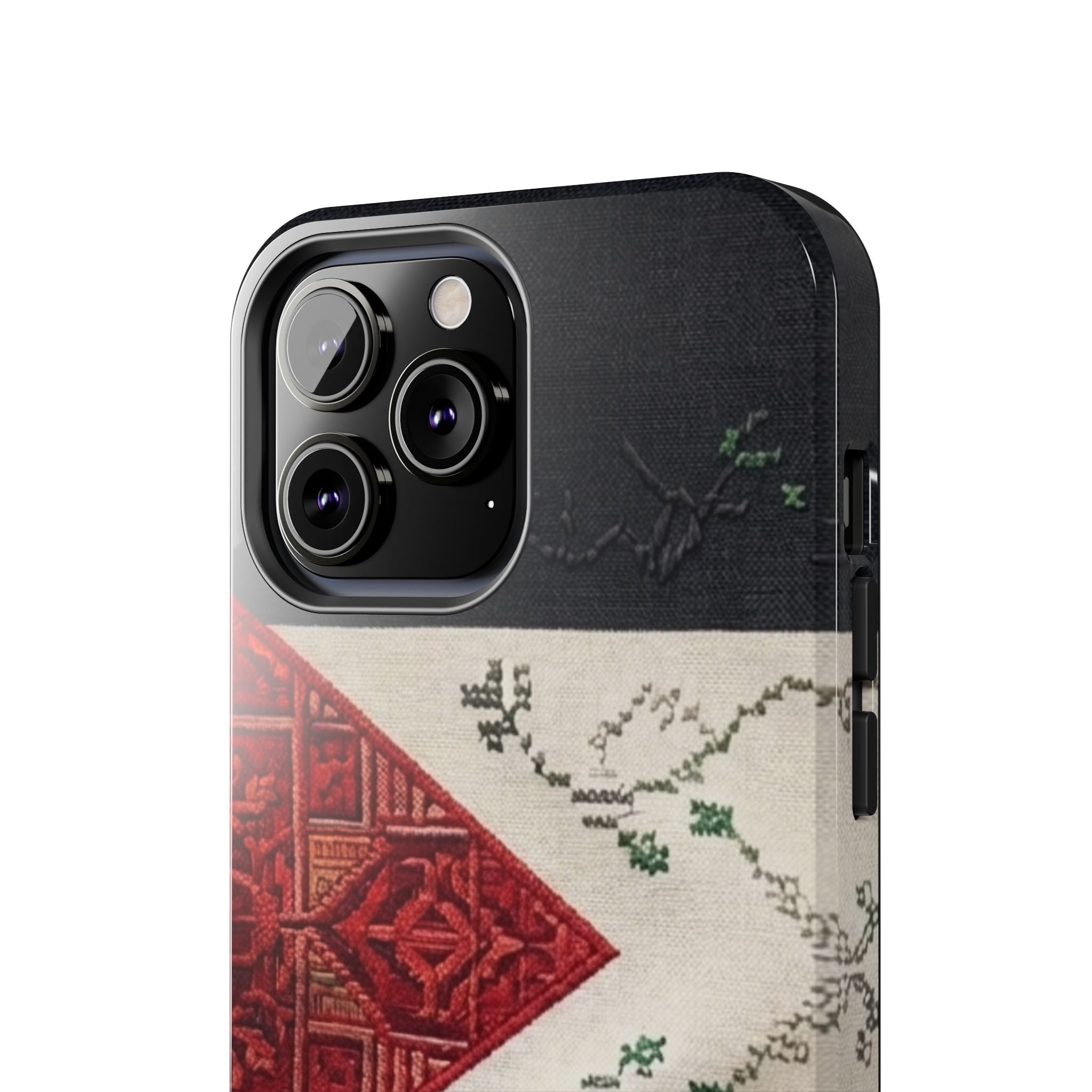 Palestine Flag Pattern Tough Phone Case | Palestine Textile Design