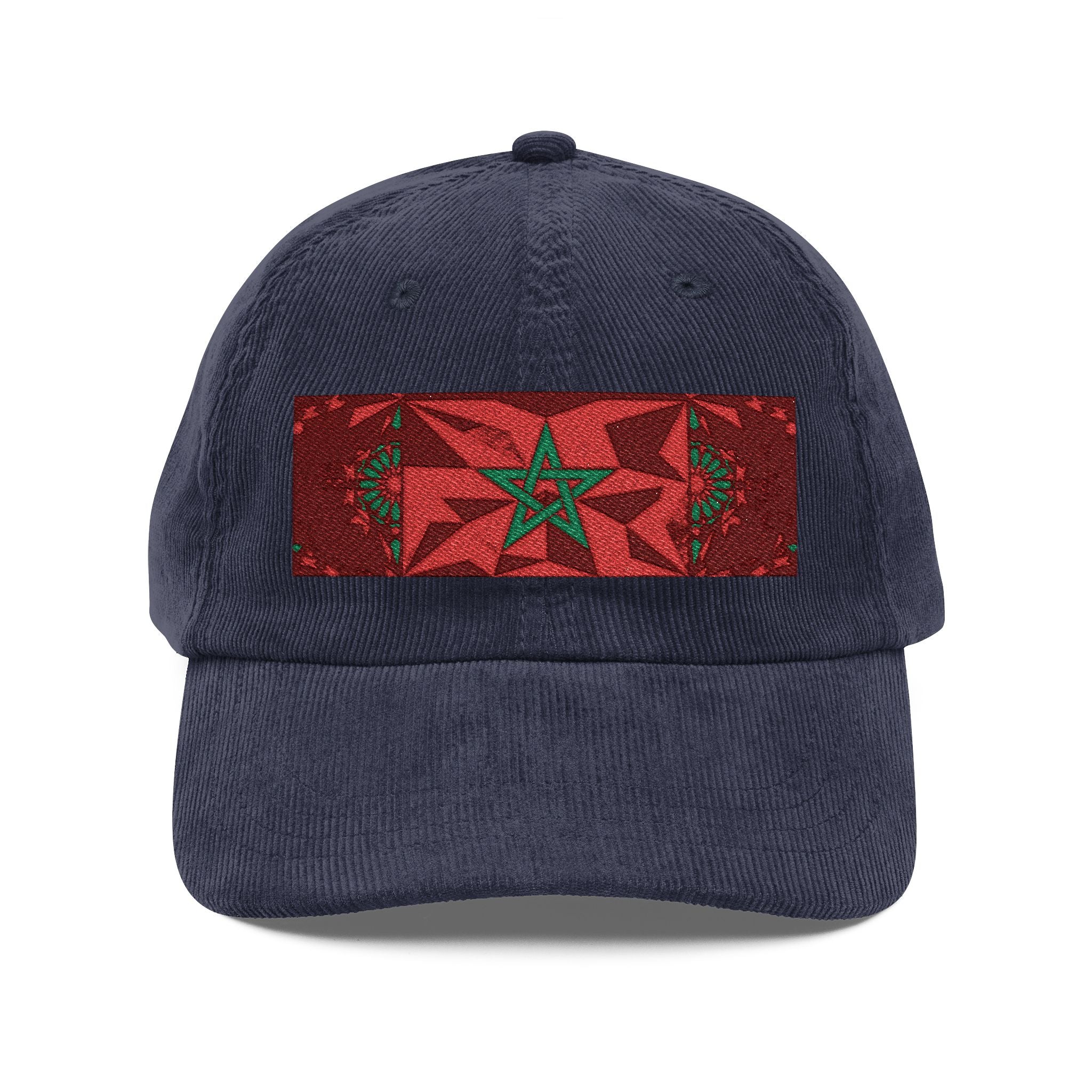 Vintage Morocco flag Cap | Corduroy Baseball Hat