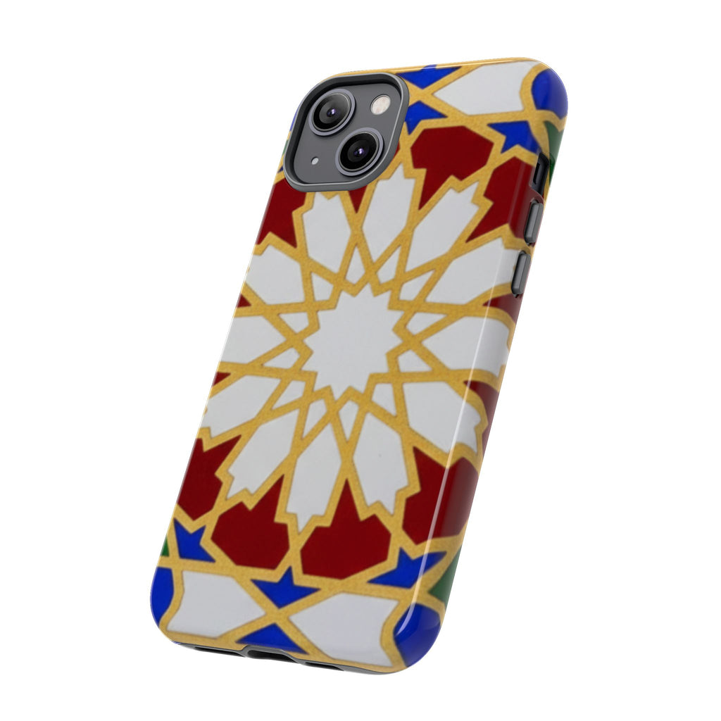 Geometric Moroccan Pattern Tough Case | Colorful Mosaic Phone Cover