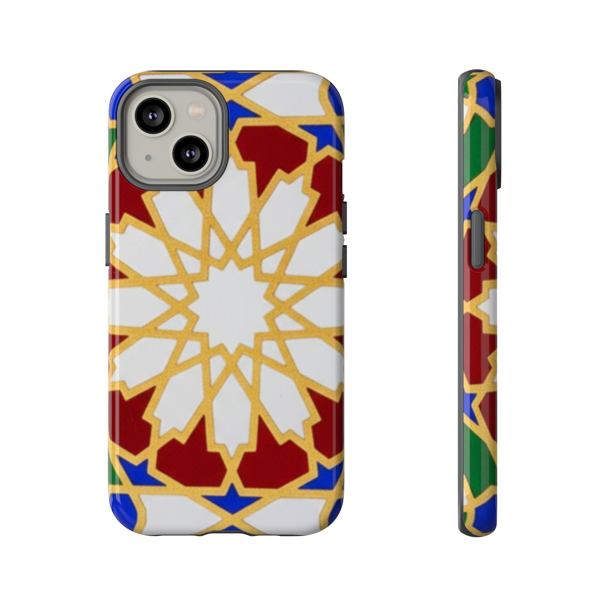 Geometric Moroccan Pattern Tough Case | Colorful Mosaic Phone Cover