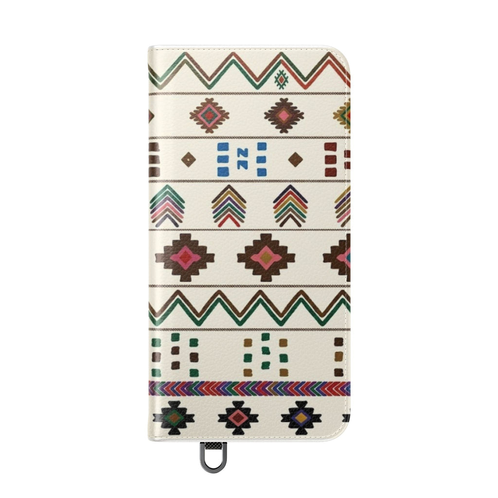 Southwestern Aztec Pattern Flip Case | Tribal Phone Wallet, Card Slots