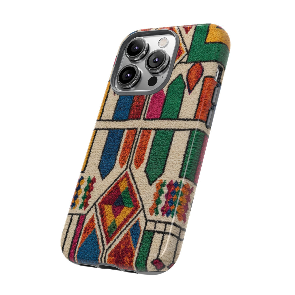 Colorful Moroccan Berber Pattern Phone Case | Tough Cases